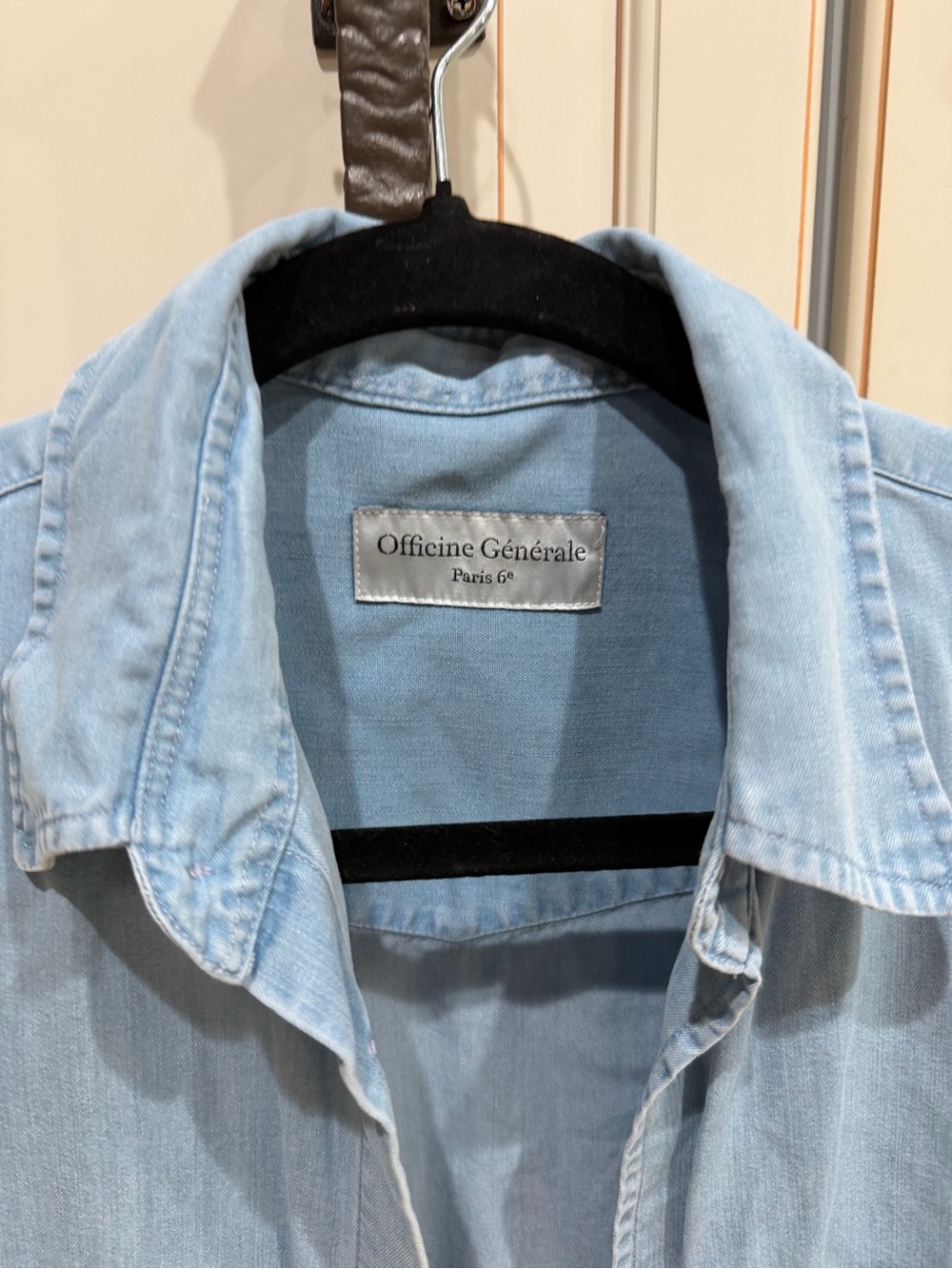 OFFICINE GENÉRALE DUNGAREE SHIRT
BLEACHED CHAMBRAY - Picture 4 of 6